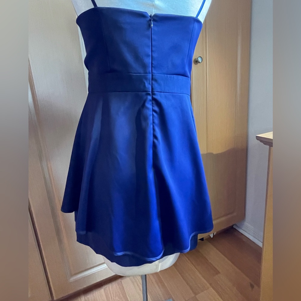 Bcbgeneration Purple Strapless Pleated Dress - image 2